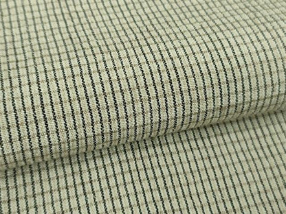 平和屋着物▽極上 結城紬 単衣 格子 反端付き 逸品 DZAA7634kh5