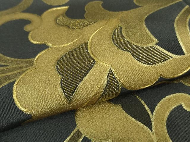 平和屋本店■極上　ジャパンオートクチュール　渡辺雪三郎　色留袖　刺繍　唐草文　羊羹色地　金彩　逸品　未使用　DZAA7646kh5