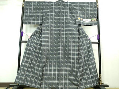 平和屋着物■極上　本場琉球絣　手おり　野原俊雄　証紙付き　逸品　未使用　DZAA7650kh5
