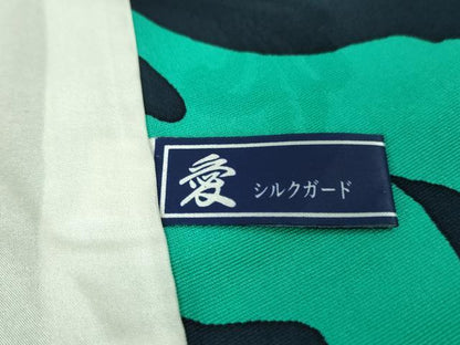 平和屋着物▽極上 響庵 小紋 単衣 地紋起こし 唐草文 反端付き 逸品 DZAA7653kh5