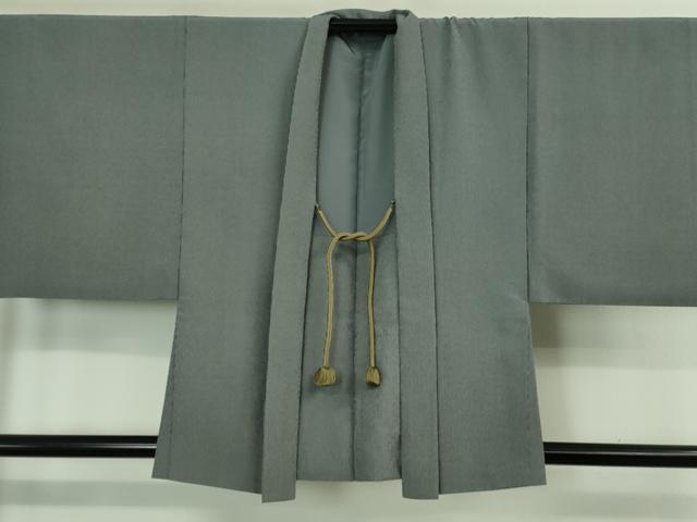 平和屋本店■極上　男性　洗える最高級着物　＜英＞はなぶさ謹製　江戸小紋　アンサンブル　万筋　濃藍色×白　逸品　DZAA7663kh5