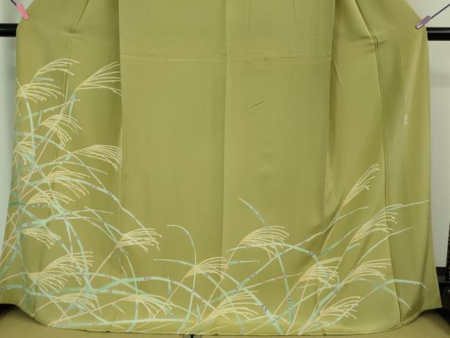 平和屋本店□極上 本加賀友禅作家 由水煌人 訪問着 単