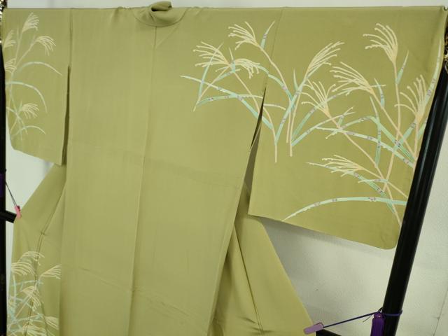 平和屋本店□極上 本加賀友禅作家 由水煌人 訪問着 単