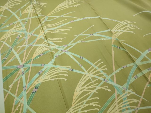 平和屋本店□極上 本加賀友禅作家 由水煌人 訪問着 単