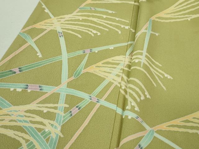 平和屋本店□極上 本加賀友禅作家 由水煌人 訪問着 単