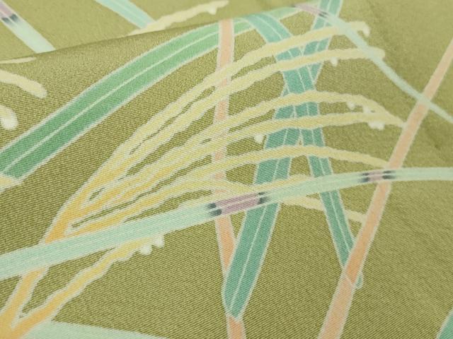 平和屋本店□極上 本加賀友禅作家 由水煌人 訪問着 単