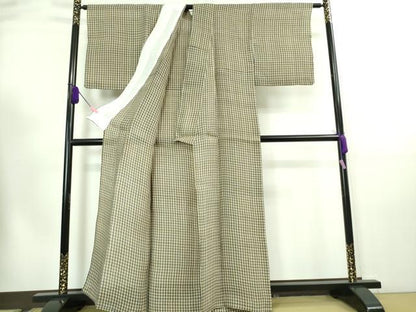 平和屋本店■希少 重要無形文化財 喜如嘉の芭蕉布 手積み芭蕉糸100％ 手結い 手おり 琉球藍　車輪梅　証紙付き　逸品　未使用　DZAA7672kh5