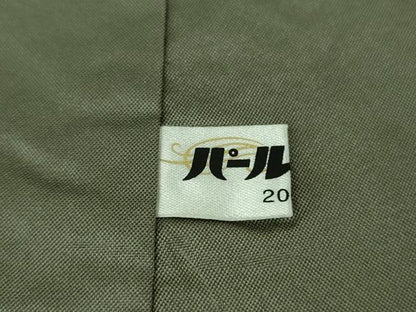 平和屋本店■極上　中国三大刺繍　スワトウ刺繍　総刺繍　本場大島紬　白大島　大島紬巨匠　尾峨佐　縞格子　証紙付き　逸品　DZAA7686kh5