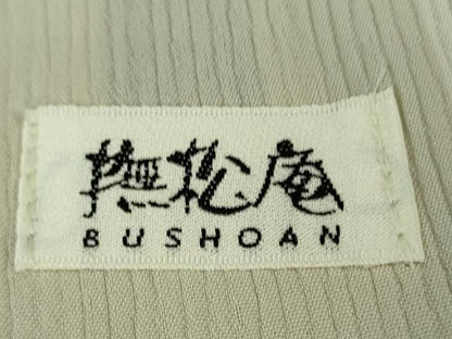 平和屋着物∴極上 夏物 撫松庵 セオアルファ 小紋・浴衣兼用 椿 灰白色地 逸品 DZAA7690kh5