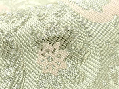 平和屋着物■極上　西陣　川島織物　六通柄　本袋帯　GUY　LAROCHE　ギ・ラロッシュ　更紗花文　銀糸　逸品　DZAA7709kh5