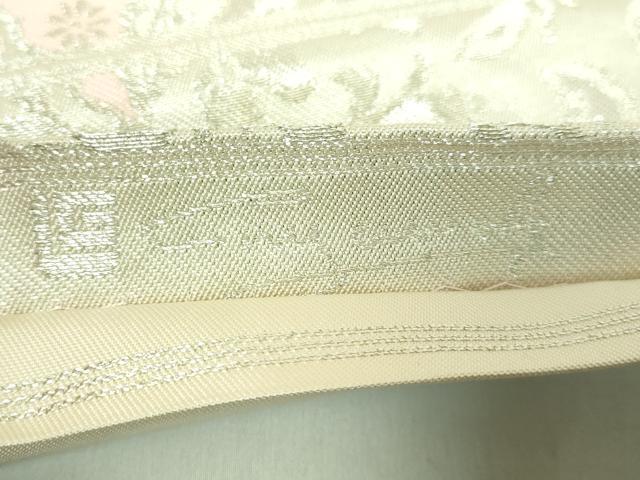 平和屋着物■極上　西陣　川島織物　六通柄　本袋帯　GUY　LAROCHE　ギ・ラロッシュ　更紗花文　銀糸　逸品　DZAA7709kh5