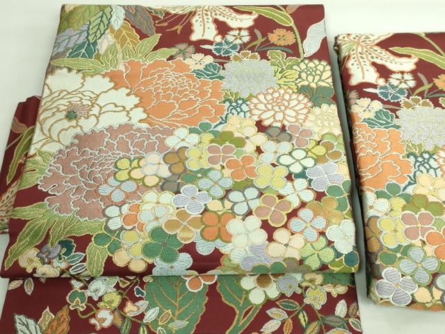 平和屋着物■極上　西陣　川島織物　つけ帯　加良錦　本金　逸品　DZAA7724kh5