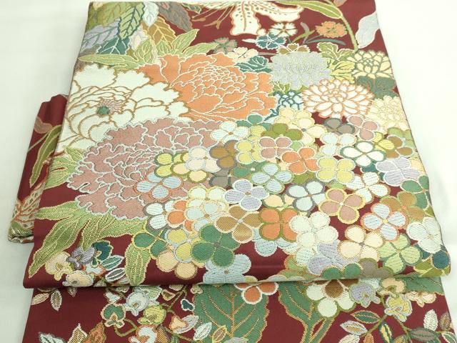 平和屋着物■極上　西陣　川島織物　つけ帯　加良錦　本金　逸品　DZAA7724kh5