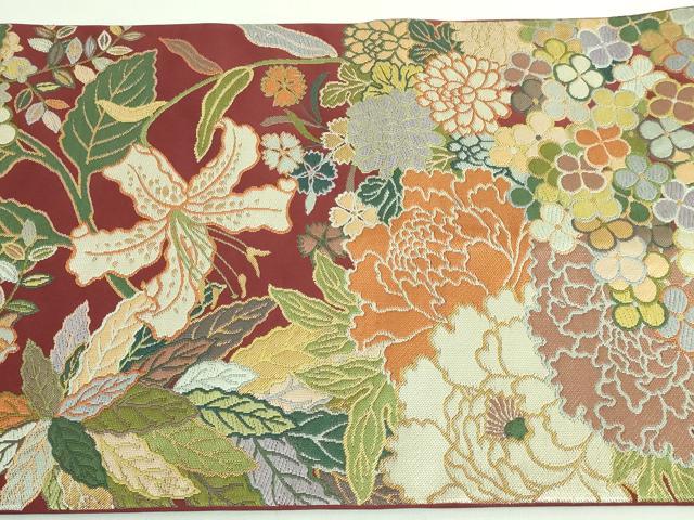 平和屋着物■極上　西陣　川島織物　つけ帯　加良錦　本金　逸品　DZAA7724kh5