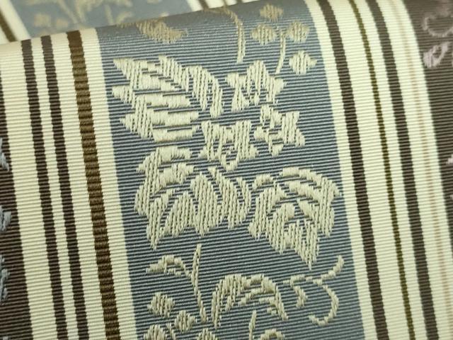 平和屋本店■極上　本場筑前博多織　両面　全通柄袋帯　唐草間道　逸品　DZAA7726kh5