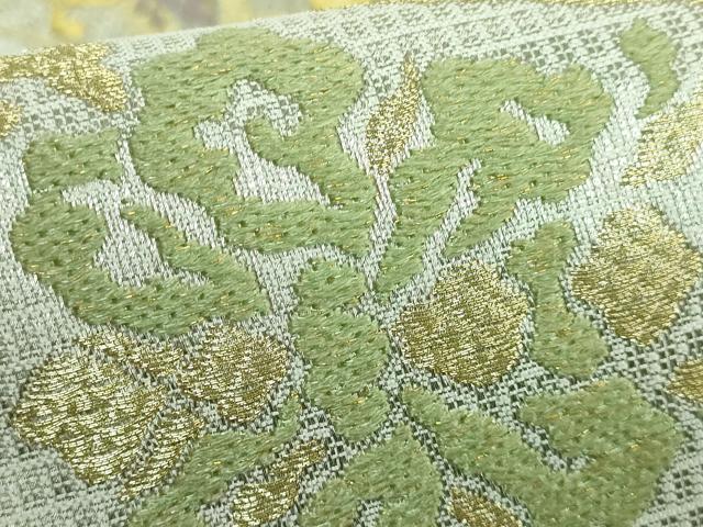 平和屋本店□極上 創業280年 誉田屋源兵衛 六通柄袋帯 唐織 