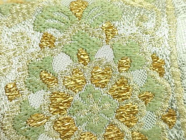 平和屋本店□極上 創業280年 誉田屋源兵衛 六通柄袋帯 唐織 