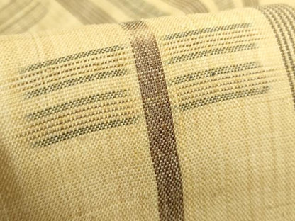 平和屋本店■希少　夏物　人間国宝　平良敏子　喜如嘉の芭蕉布　九寸名古屋帯　間道　証紙付き　逸品　DZAA7743kh5