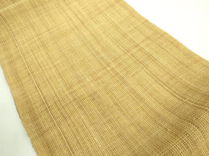 平和屋本店■極上　夏物　八寸名古屋帯　科布　逸品　DZAA7745kh5