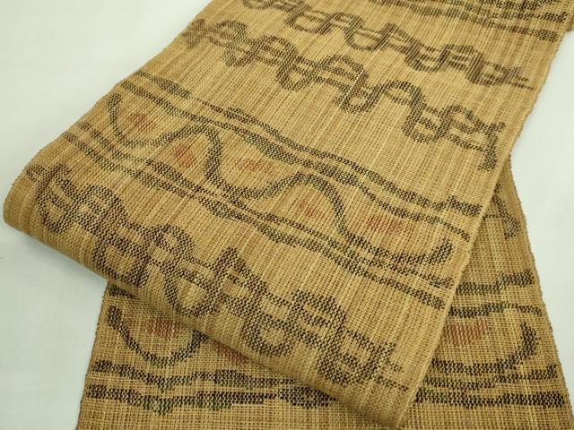 平和屋本店＊極上 夏物 八寸名古屋帯 科布 逸品 DZAA7746kh5