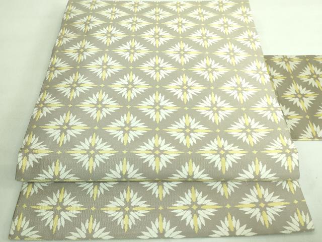 平和屋着物●極上　九寸名古屋帯　唐織　花菱文　逸品　DZAA7752kh5