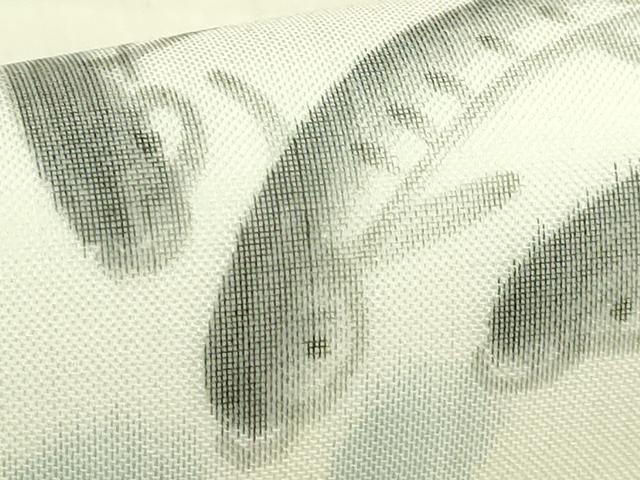 平和屋着物＊極上 夏物 絹芭蕉 九寸名古屋帯 作家物 手描き ドジョウ 砥粉色地 逸品 DZAA7756kh5