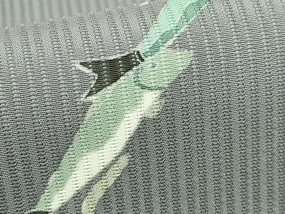 平和屋着物＊極上 夏物 九寸名古屋帯 魚 煤色地 逸品 DZAA7760kh5