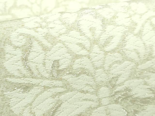 平和屋着物●極上　西陣　大光織物謹製　六通柄袋帯　吉祥綴唐織　花丸文　金銀糸　証紙・反端付き　逸品　DZAA7782kh5