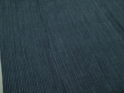 平和屋着物▽極上 男性 紬 単衣 キングサイズ 縞 逸品 DZAA7863kh5