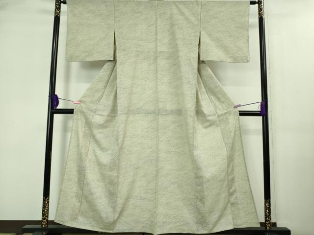 平和屋着物＊極上 夏物 洗える最高級着物 ＜英＞はなぶさ謹製 小紋 絽 立波文 逸品 DZAA7866kh5