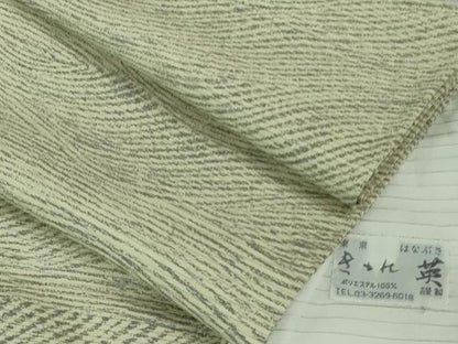 平和屋着物＊極上 夏物 洗える最高級着物 ＜英＞はなぶさ謹製 小紋 絽 立波文 逸品 DZAA7866kh5