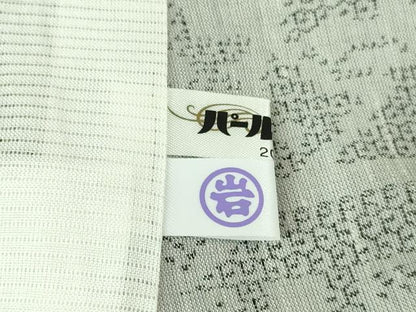 平和屋着物＊極上 夏物 越後夏結城物語 伝統工芸士 白川貞夫 80亀甲 風景花文 十日町白新染織謹製 証紙付き 逸品 DZAA7868kh5