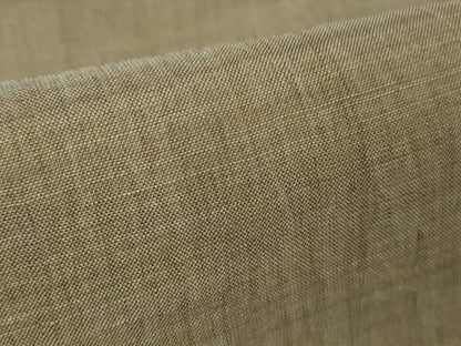 平和屋着物■極上　夏物　本場小千谷ちぢみ　麻　色無地　柴染色　逸品　DZAA7877kh5