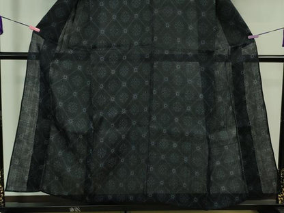 平和屋本店＊極上 夏物 重要無形文化財 本場宮古上布 菱文 苧麻 逸品 DZAA7881kh5