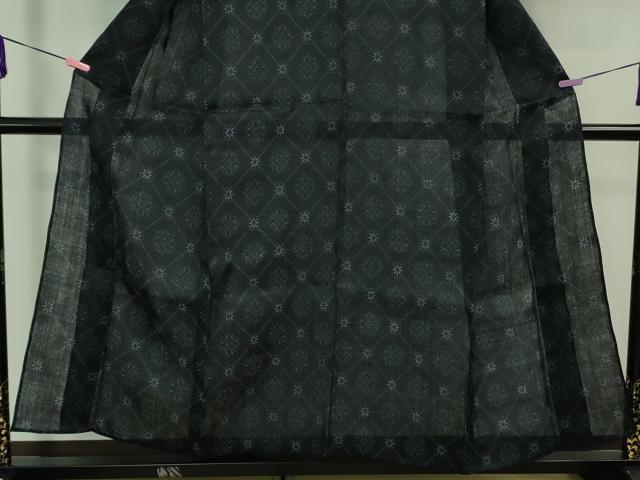 平和屋本店＊極上 夏物 重要無形文化財 本場宮古上布 菱文 苧麻 逸品 DZAA7881kh5