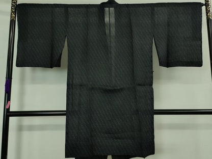 平和屋本店＊極上 夏物 重要無形文化財 本場宮古上布 道中着 ロング丈 苧麻 逸品 未使用 DZAA7882kh5