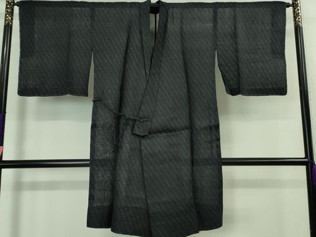 平和屋本店＊極上 夏物 重要無形文化財 本場宮古上布 道中着 ロング丈 苧麻 逸品 未使用 DZAA7882kh5