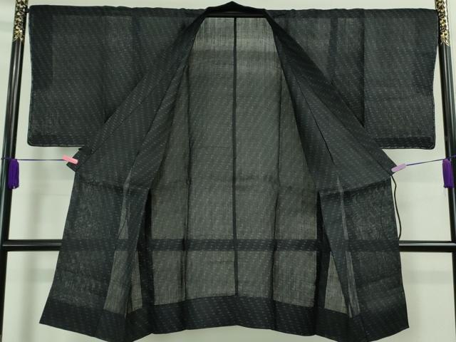 平和屋本店＊極上 夏物 重要無形文化財 本場宮古上布 道中着 ロング丈 苧麻 逸品 未使用 DZAA7882kh5
