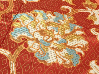 平和屋本店■極上　西陣　川島織物　色打掛　和装　婚礼　結婚式　花嫁　神社挙式　花唐草文　逸品　DZAA7893kh5