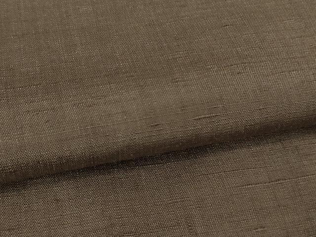 平和屋着物▽極上 越後小千谷地織紬 単衣 まわた 草木染 色無地 鴇浅葱色 証紙付き 逸品 未使用 DZAA7936kh5
