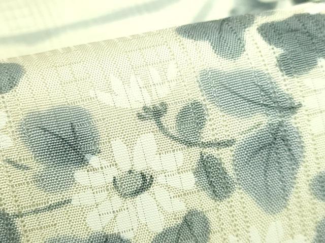 平和屋着物＊極上 夏物 九寸名古屋帯 手描き 枝花文 逸品 DZAA7959kh5