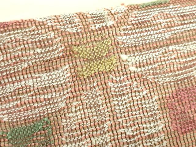 平和屋着物＊極上 夏物 1854年創業 帯屋捨松 八寸名古屋帯 亀甲花文 逸品 DZAA7965kh5