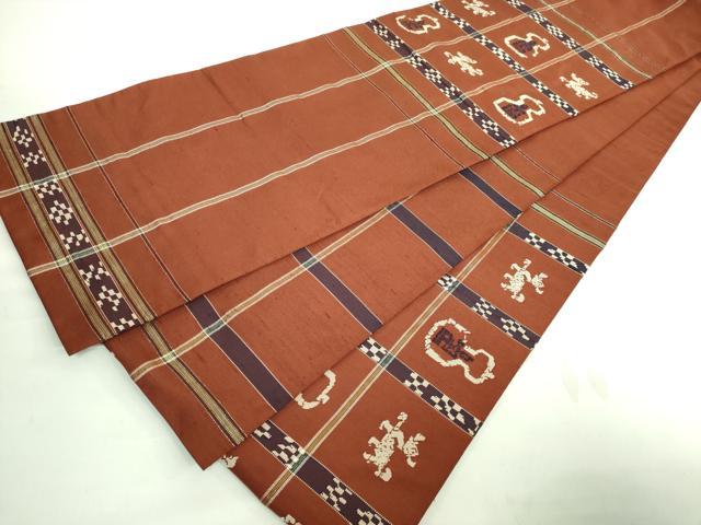 平和屋着物■極上　太鼓柄　本袋帯　龍村平蔵柄　甲比丹仙瓢　逸品　DZAA7970kh5