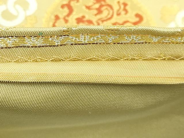平和屋本店■極上　龍村美術織物　たつむら　六通柄　本袋帯　唐織　龍宝吉祥文　金糸　逸品　DZAA7980kh5