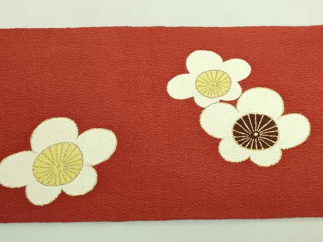 平和屋着物○極上 銀座 志ま亀 九寸名古屋帯 舞梅文