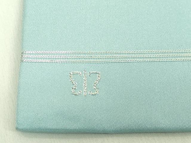 平和屋着物●極上 西陣 川島織物 九寸名古屋帯 矢羽 銀糸 逸品 DZAA8002kh5