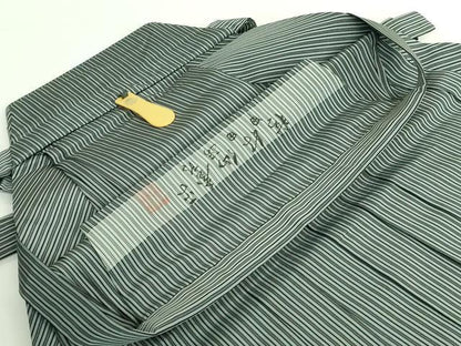 平和屋本店■極上　男性　人間国宝　甲田綏郎　精好仙台平　行灯袴　縞　逸品　DZAA8015kh5