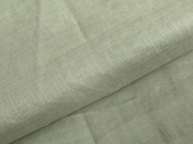 平和屋着物＊極上 夏物 男性 長襦袢 小千谷 利休茶色 麻 逸品 DZAA8037kh5
