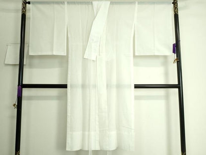 平和屋着物＊夏物 洗える最高級着物 ＜英＞はなぶさ謹製 長襦袢 変わり絽 白地 DZAA8038kh5