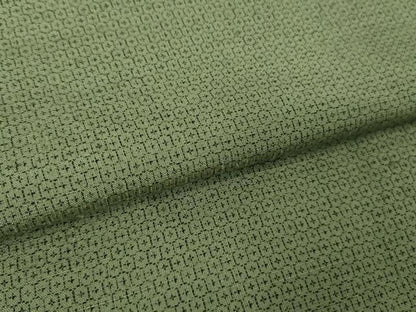 平和屋本店■極上　男性　結城紬　アンサンブル　長羽織　単衣　100亀甲　総詰め　深川鼠色地　逸品　DZAA8061kh5
